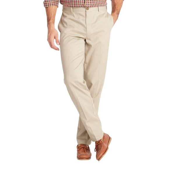 NWT LL BEAN 37 x 34 Wrinkle Free Double L Work Chino Pant Shale Gray Classic Fit - Picture 2 of 5